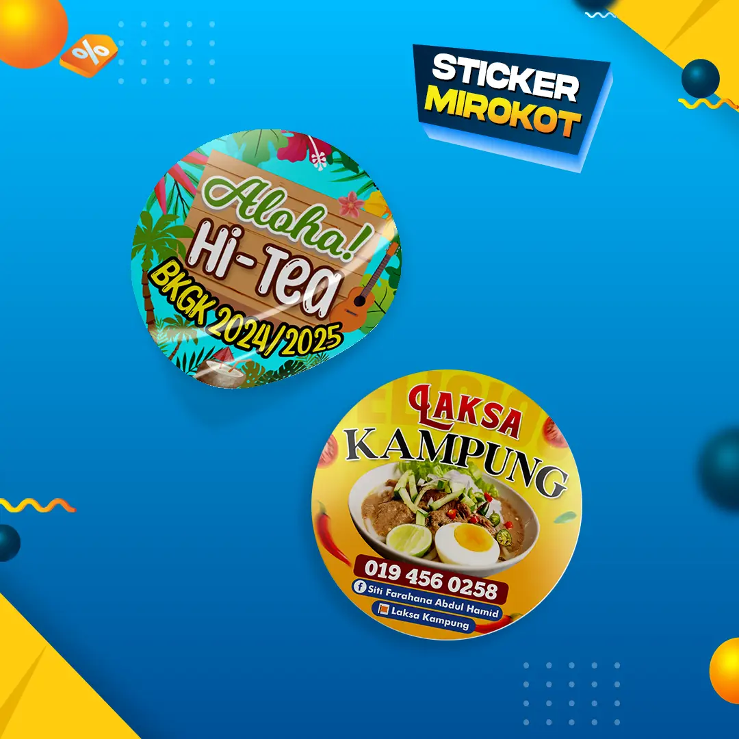 Sticker Label PP White thumbnail 2