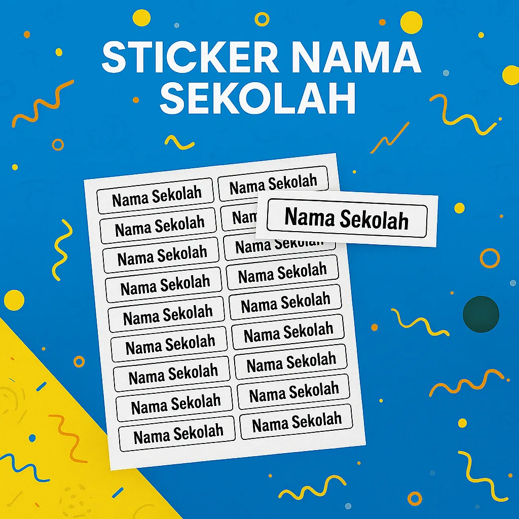 Sticker Nama Sekolah (200pcs) thumbnail 4